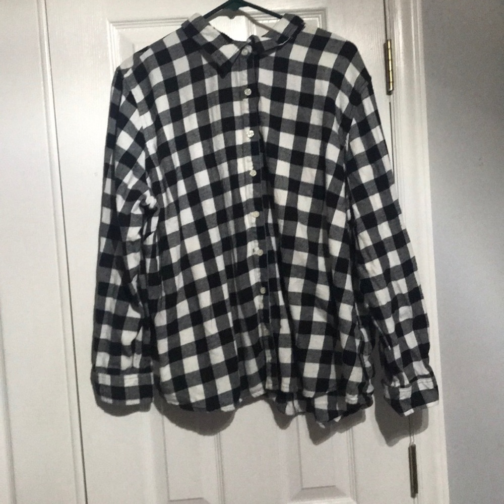 Black and white flannel